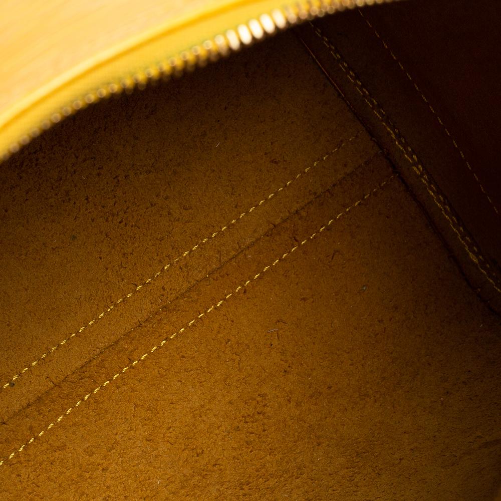 Louis Vuitton Tassil Yellow Epi Leather Speedy 25 Bag 3
