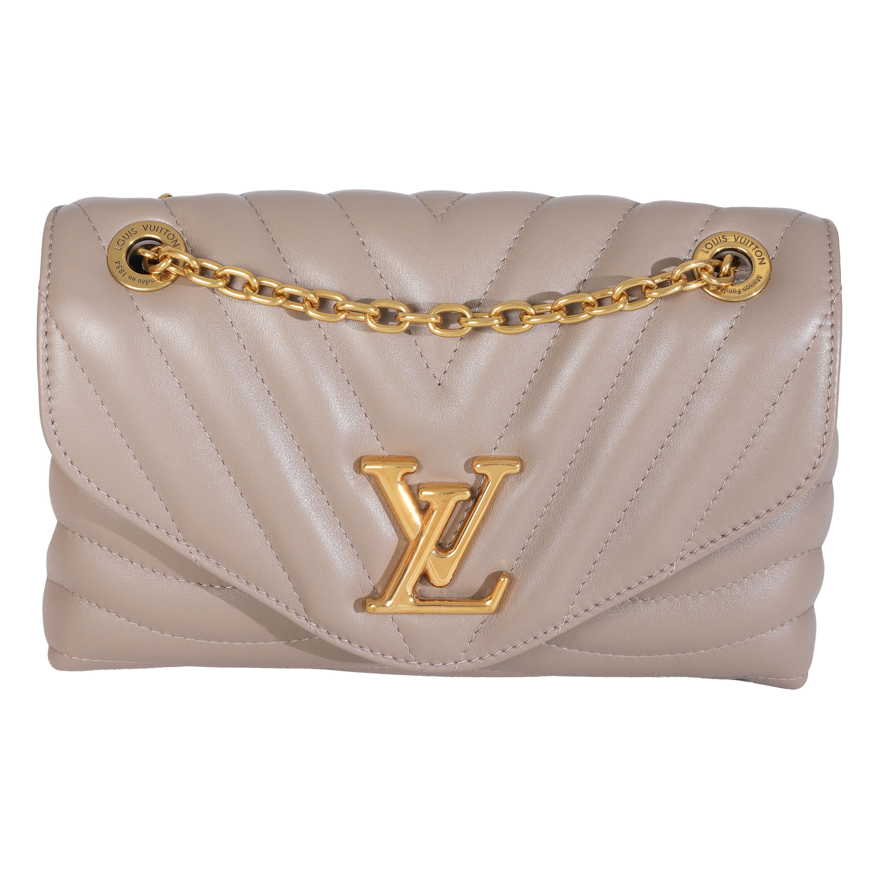 Cadena New Wave MM de piel de becerro topo Louis Vuitton en venta