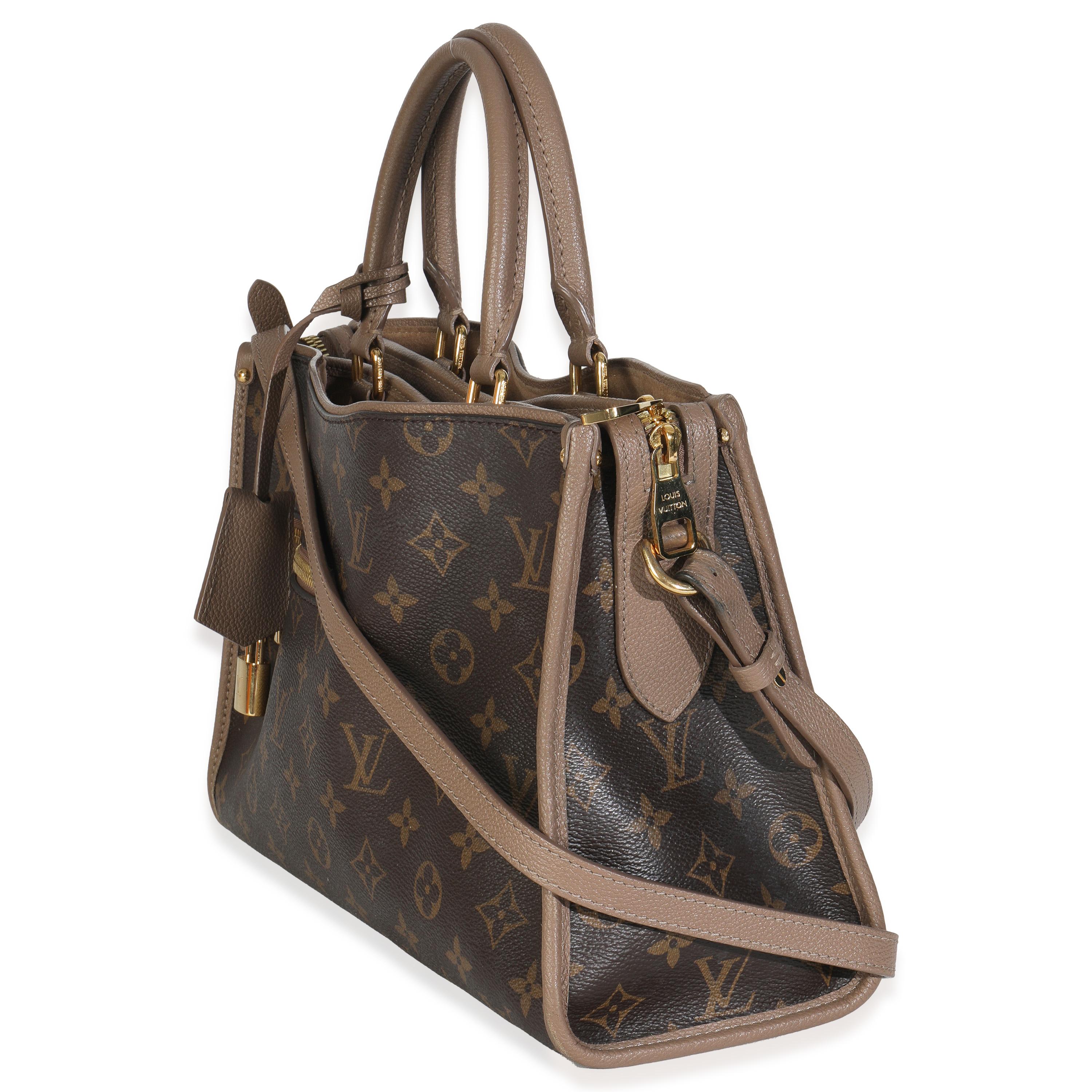 Louis Vuitton Taupe Glace Monogram Tela Popincourt NM In condizioni ottime in vendita a New York, NY