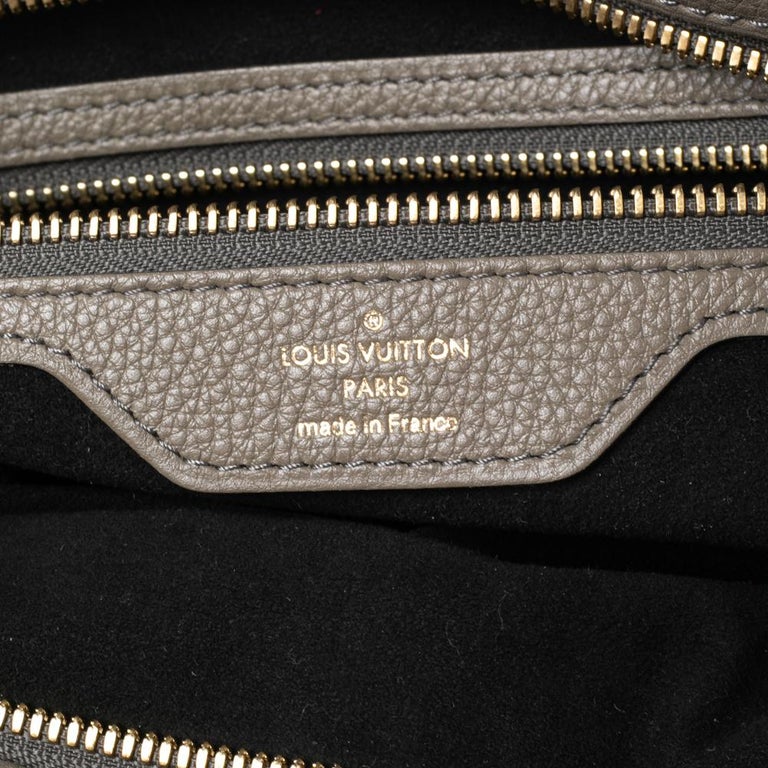 LOUIS VUITTON #35453 Taupe Mahina Leather Stellar PM Bag – ALL