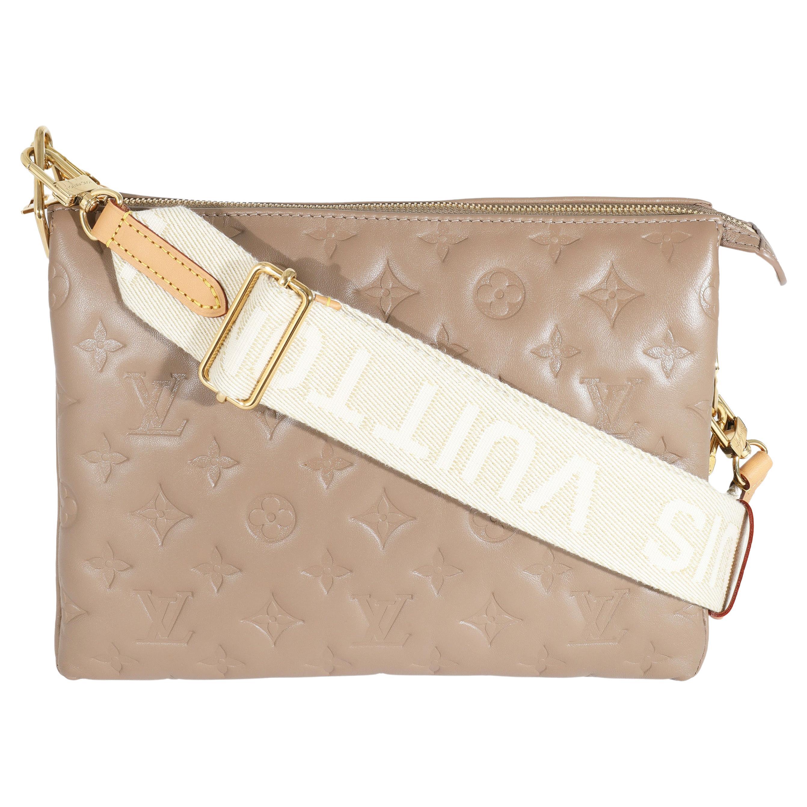 Louis Vuitton Coussin PM Cream in Puffy Lambskin with Gold-tone - US