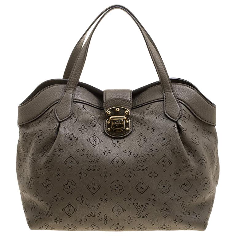 Louis Vuitton Taupe Monogram Mahina Leather Cirrus PM Bag