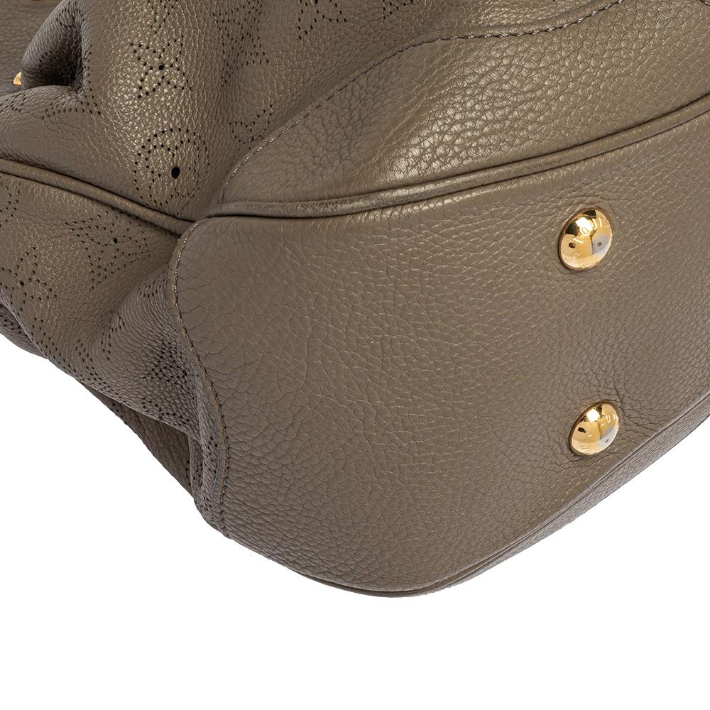 Louis Vuitton Taupe Monogram Mahina Leather Solar PM Bag 1
