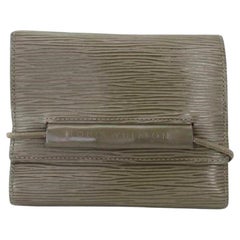 Louis Vuitton Taupe Pepper Port Monet Elastic 226604 Wallet