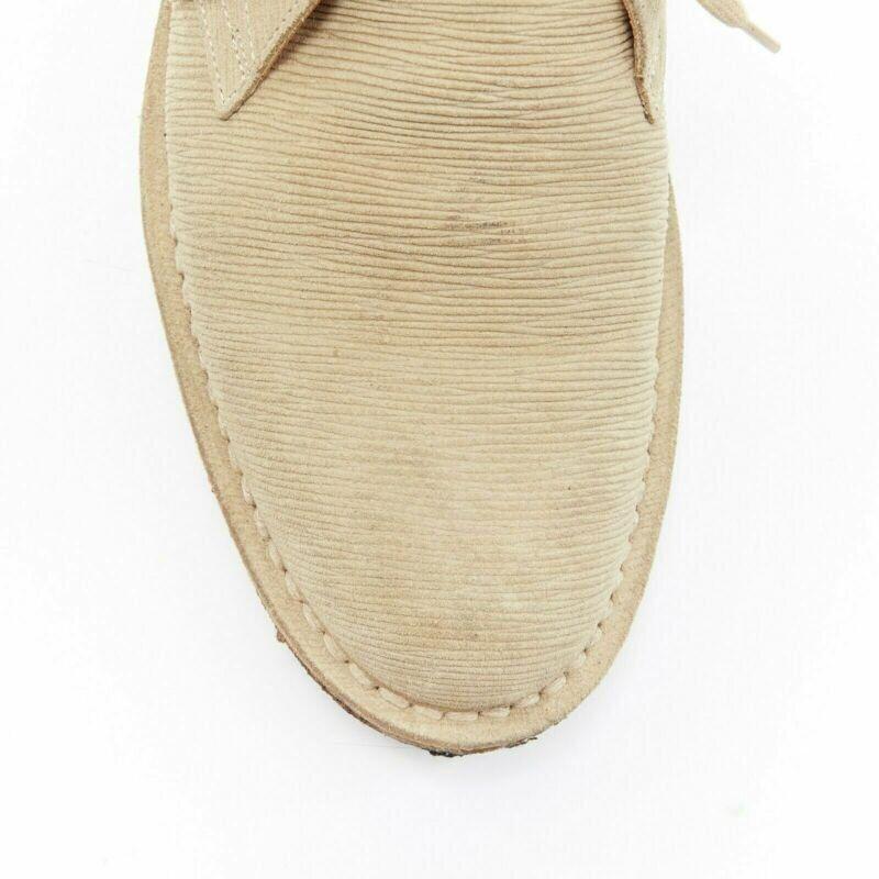 LOUIS VUITTON sabbia taupe epi camoscio suola crespa caviglia desert boot UK5 EU39 in vendita 2