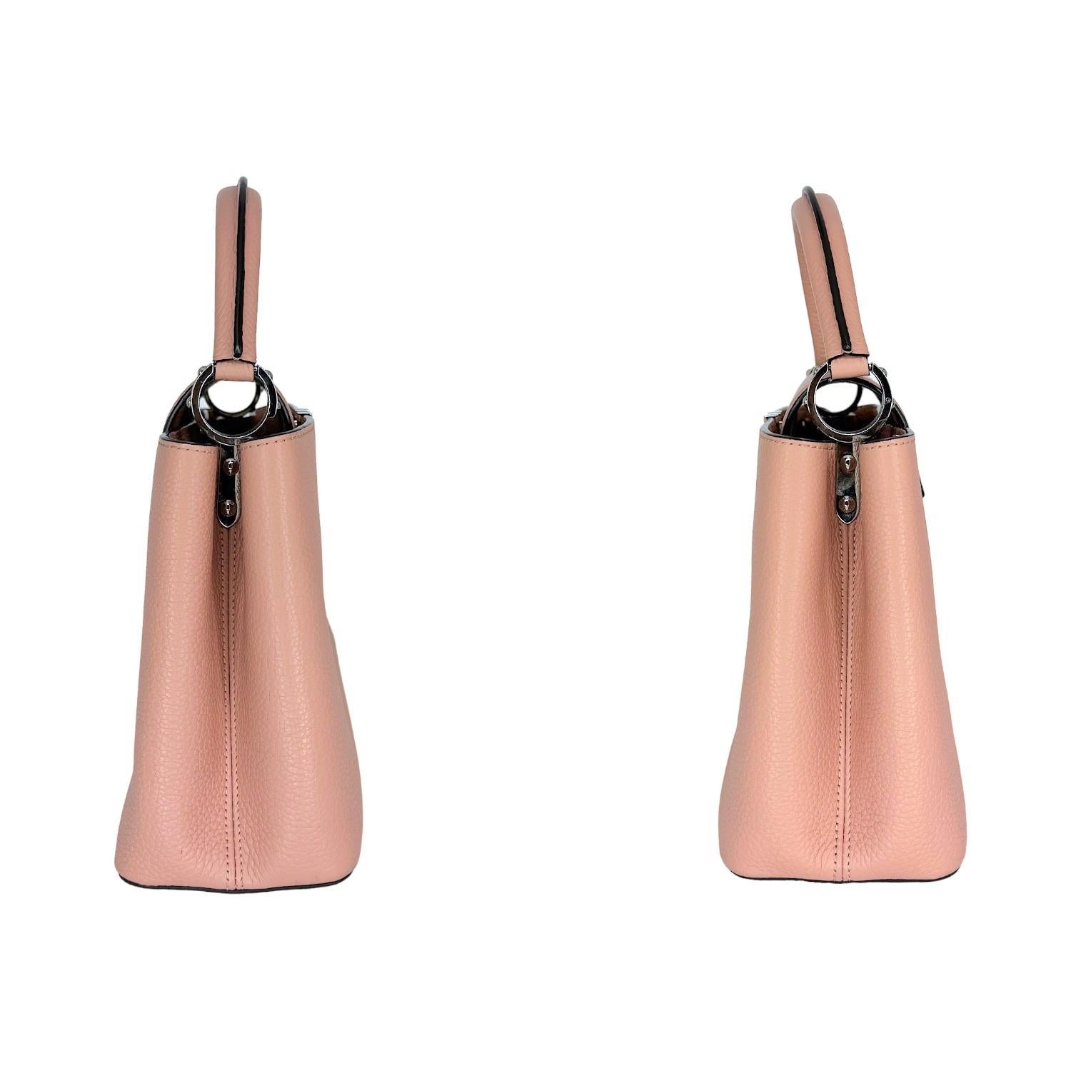 Louis Vuitton Taurillion Capucines MM Top Handle Bag In Excellent Condition For Sale In Scottsdale, AZ
