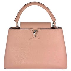 Used Louis Vuitton Taurillion Capucines MM Top Handle Bag