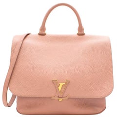 Louis Vuitton Taurillion Leather Rose Pink Volta Satchel Bag