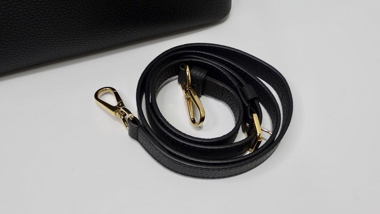 Louis Vuitton Taurillon Capucines PM w/ Bandouliere Handbag For Sale 1