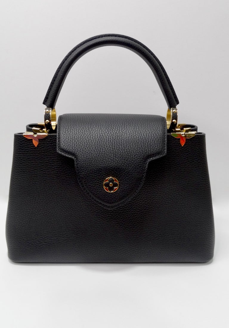 Louis Vuitton Taurillon Capucines PM w/ Bandouliere Handbag at 1stDibs