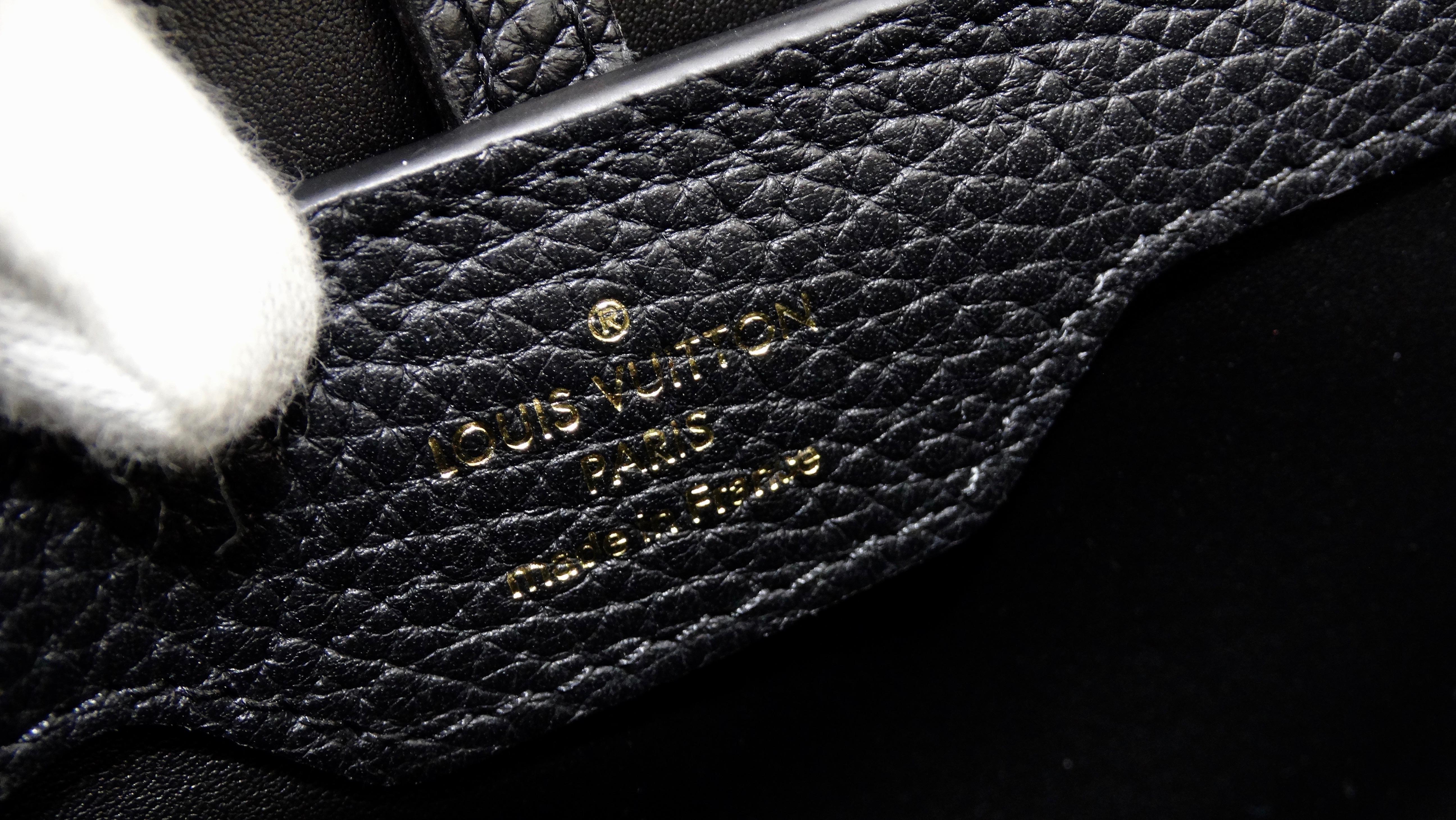Louis Vuitton Taurillon Capucines PM w/ Bandouliere Handbag 1