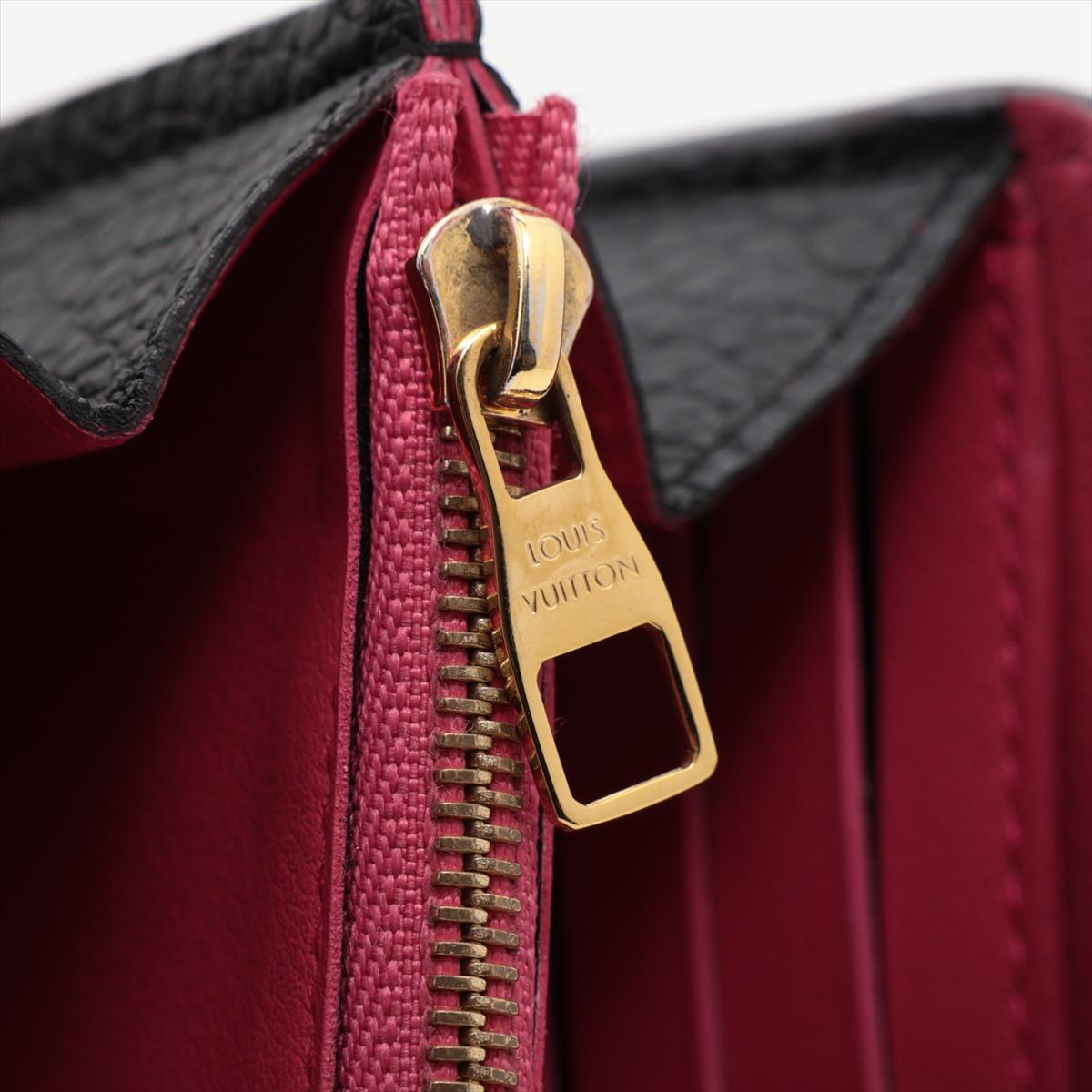 Louis Vuitton Taurillon Comet Wallet Marine Rouge 6
