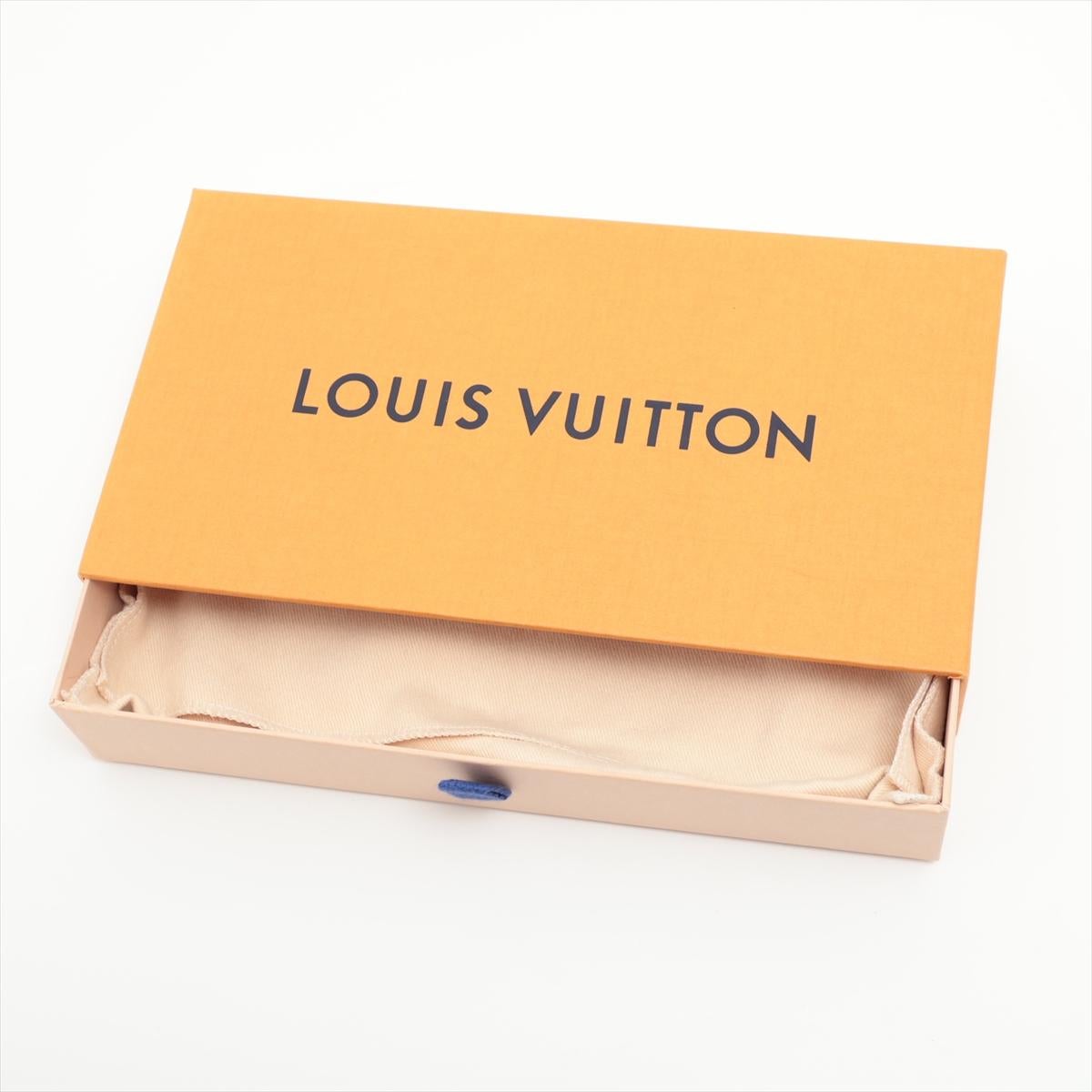 Louis Vuitton Taurillon Comet Wallet Marine Rouge 9