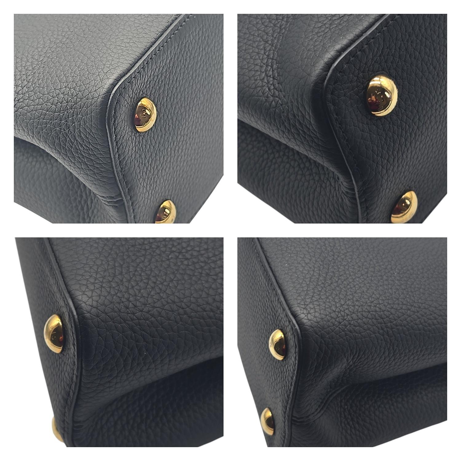 Louis Vuitton Taurillon Fiore di ornamento Capucines PM Borsa con tracolla in vendita 6