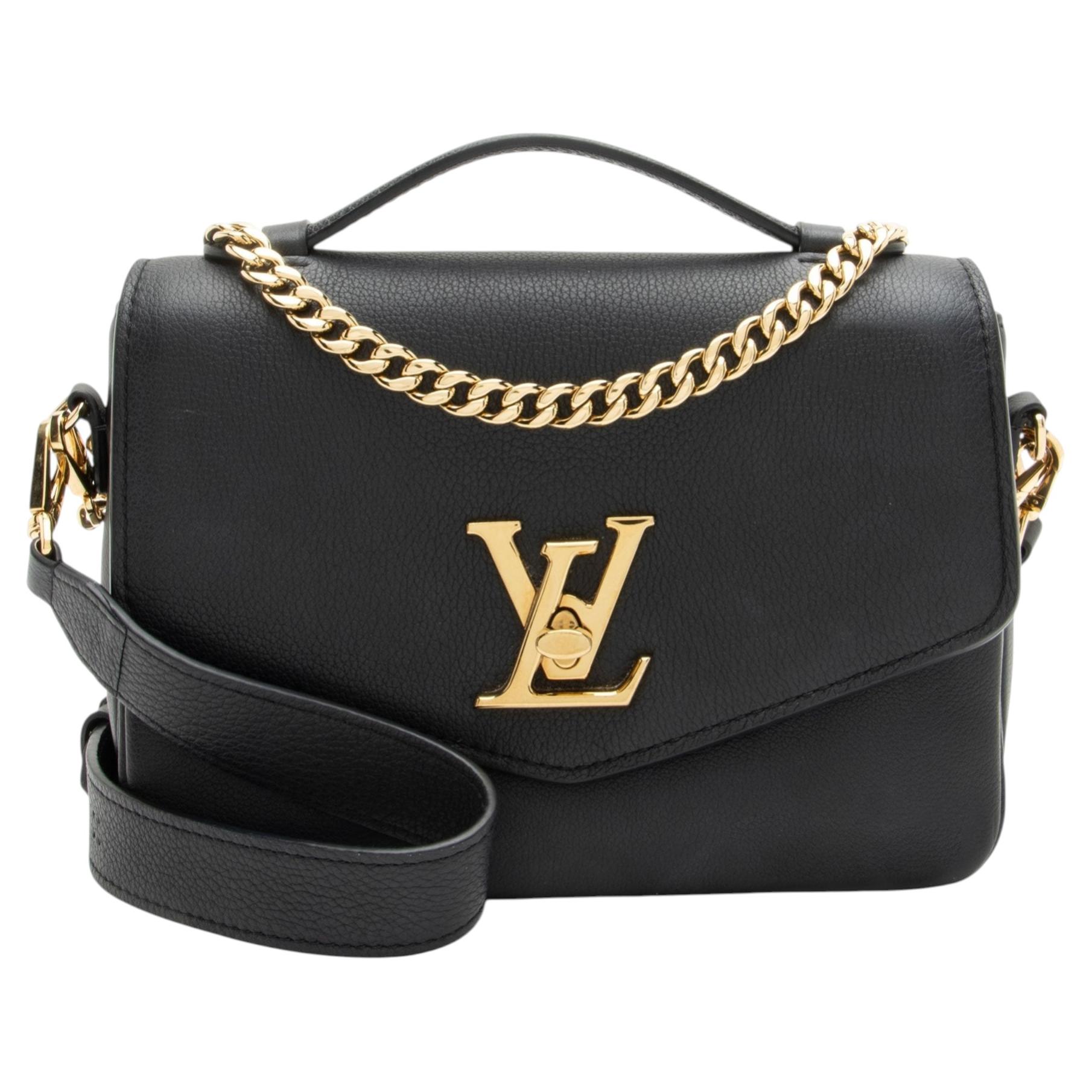 Louis Vuitton Taurillon Leather Oxford Lockme Top Handle For Sale