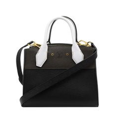 Louis Vuitton Taurillon Leather Tri-Color City Steamer Mini Bag France 2018.