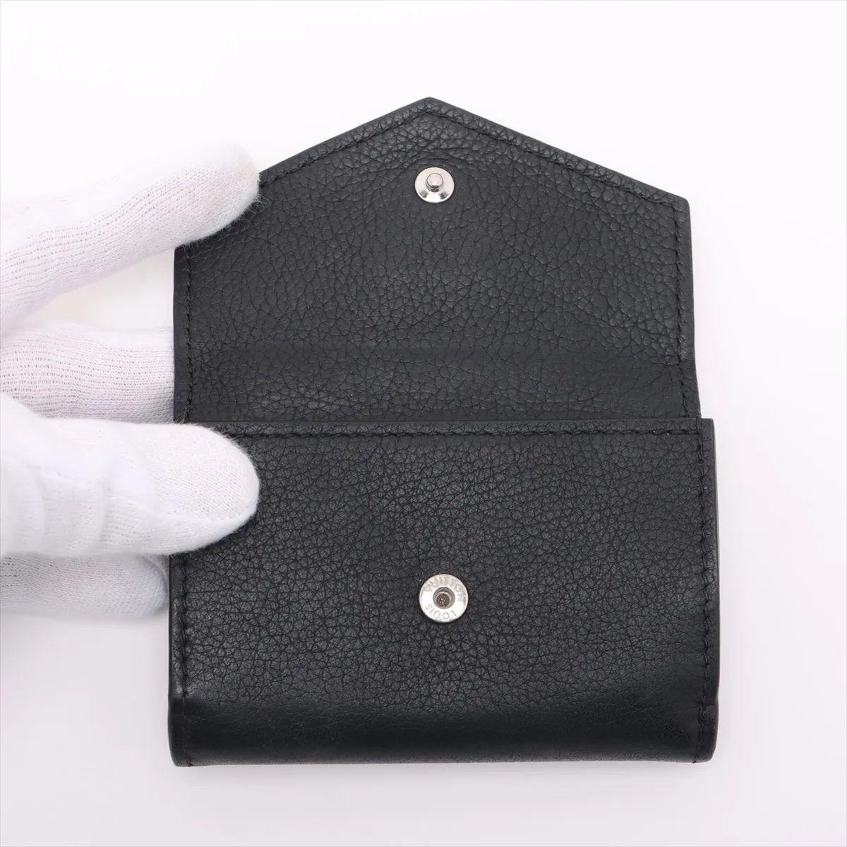 Louis Vuitton Taurillon Lockmini Wallet Noir For Sale 1