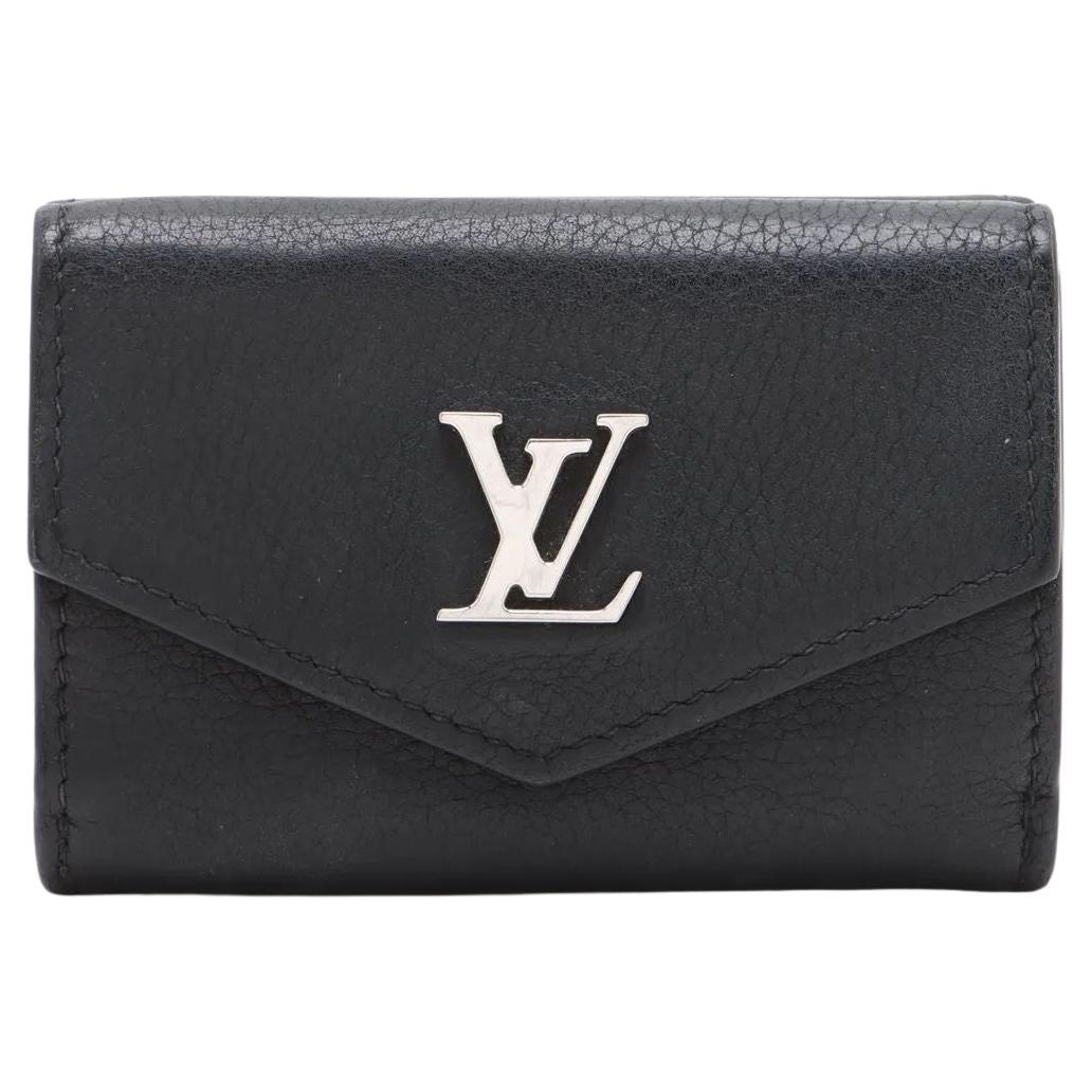 Louis Vuitton Taurillon Lockmini Geldbörse Noir