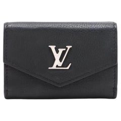 Louis Vuitton Taurillon Lockmini Wallet Noir