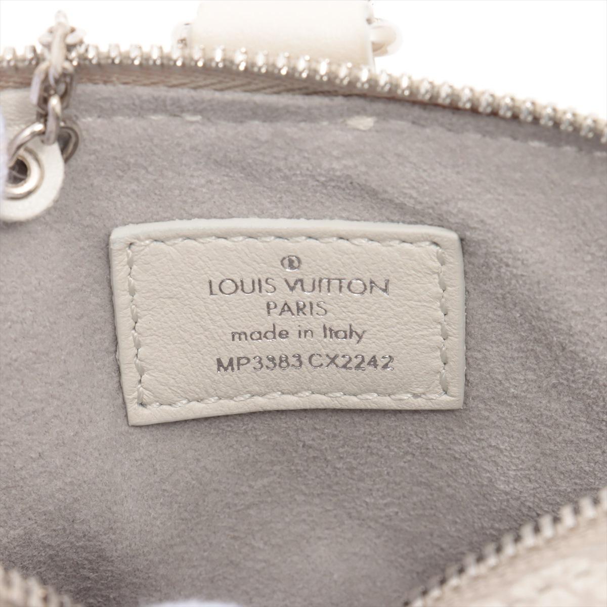 Louis Vuitton Taurillon Monogram Climbing Pouch Bag Charm For Sale 1