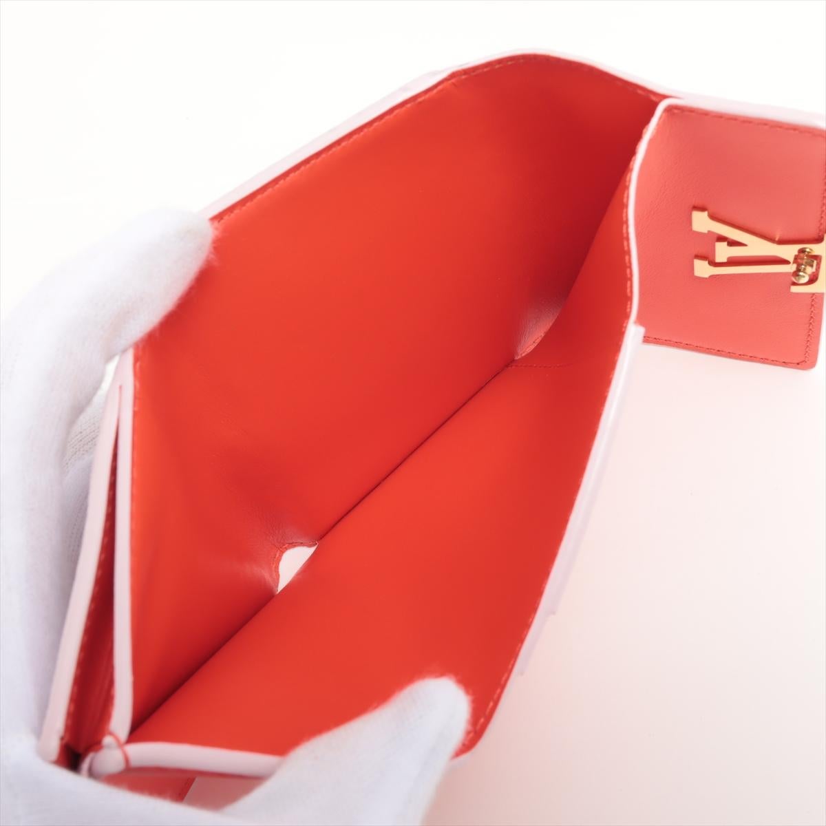 Louis Vuitton Taurillon Portefeuille Capucine XS Lilac x Orange 1