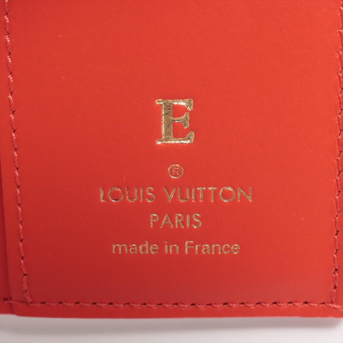 Louis Vuitton Taurillon Portefeuille Capucine XS Lilac x Orange 3
