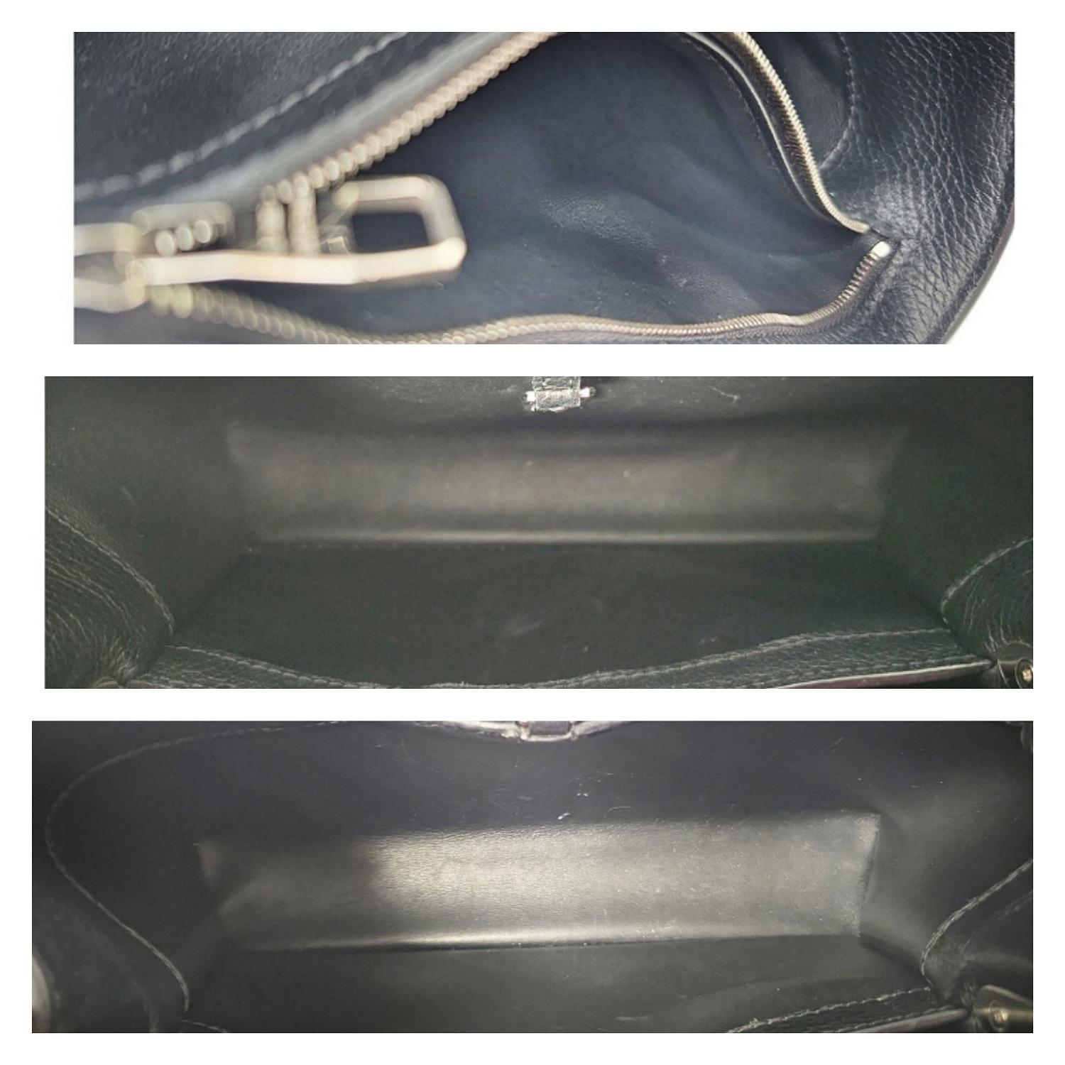 Louis Vuitton - Sac à main Taurillon MM avec bordure en python en vente 6