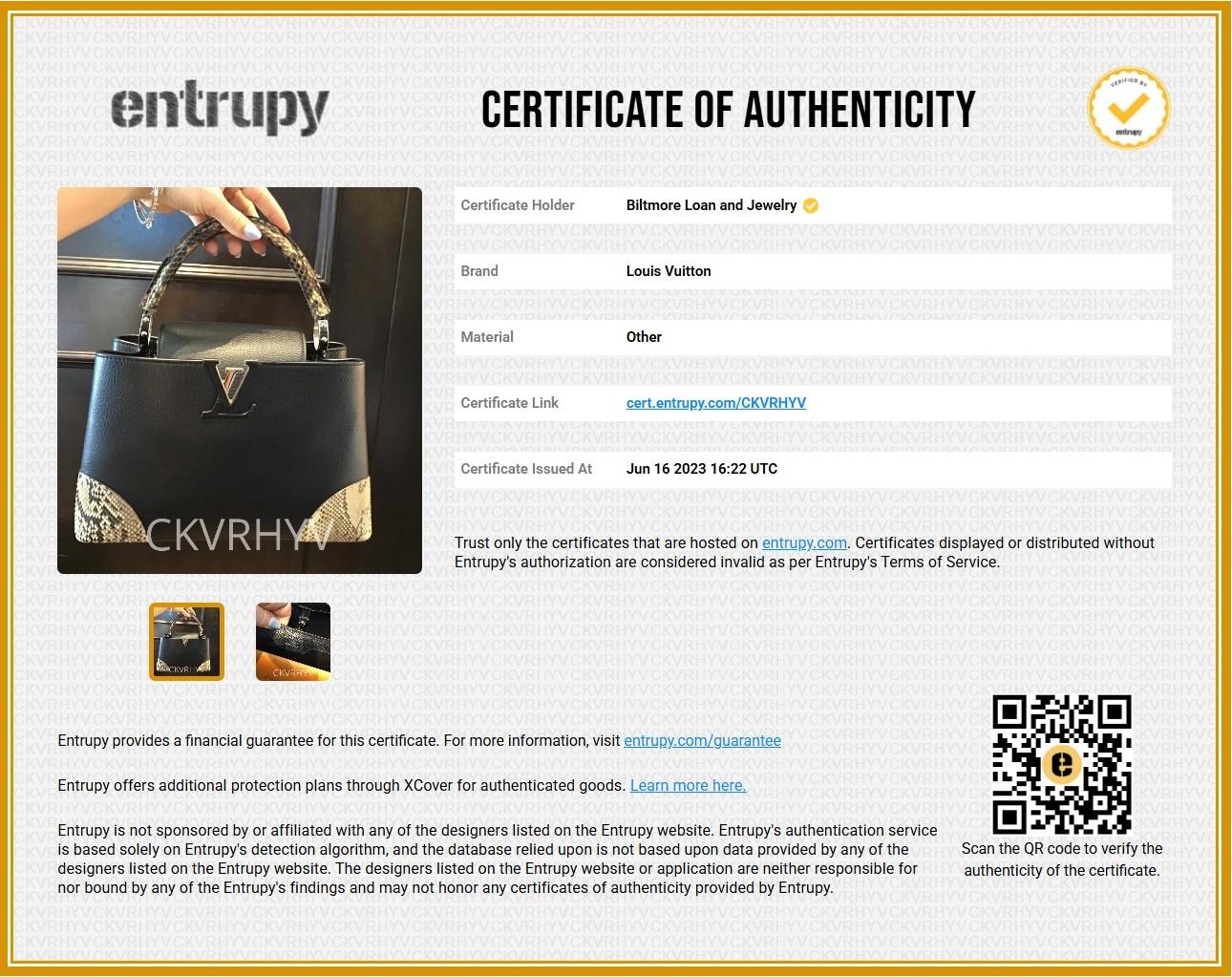 Louis Vuitton - Sac à main Taurillon MM avec bordure en python en vente 11