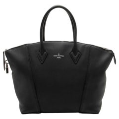 Louis Vuitton Taurillon Soft Lockit MM Satchel