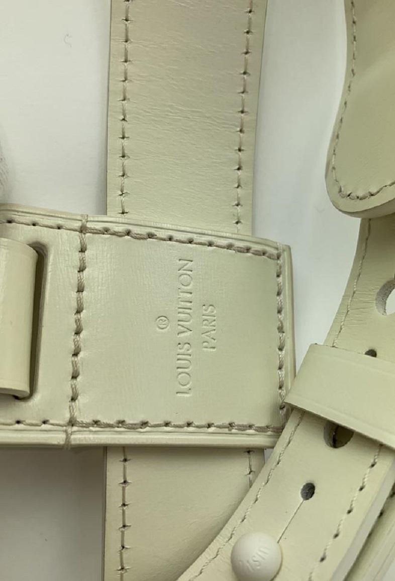 Louis Vuitton Taurillon Utility Side Bag Monogram Powder White Sling Bag 861459 For Sale 4