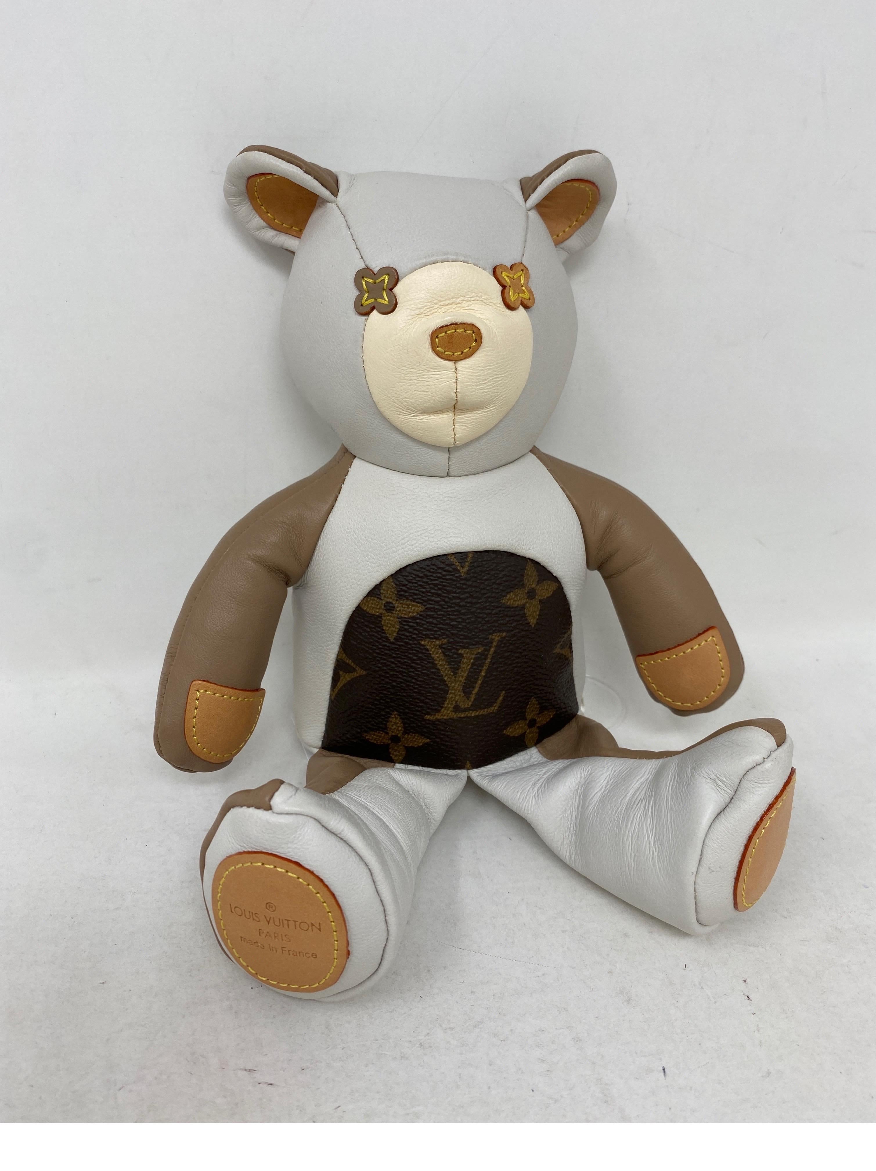 Louis Vuitton Teddy Bear. Rare and limited collection. Excellent like new condition. Collector's piece. Guaranteed authentic. 