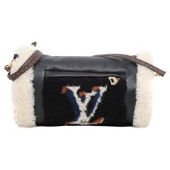 Bolso bandolera Louis Vuitton Teddy Muffle Piel de becerro Monograma Negro