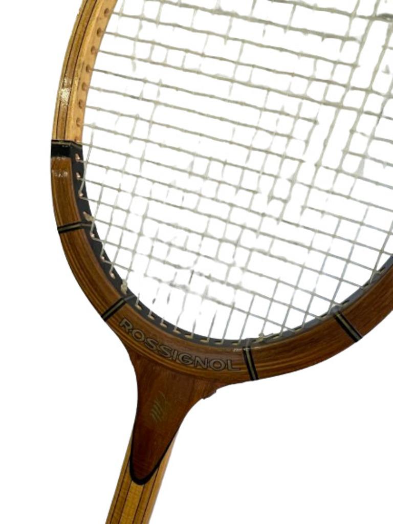 Mid-20th Century Louis Vuitton Tennis Racket and Cover For Sale