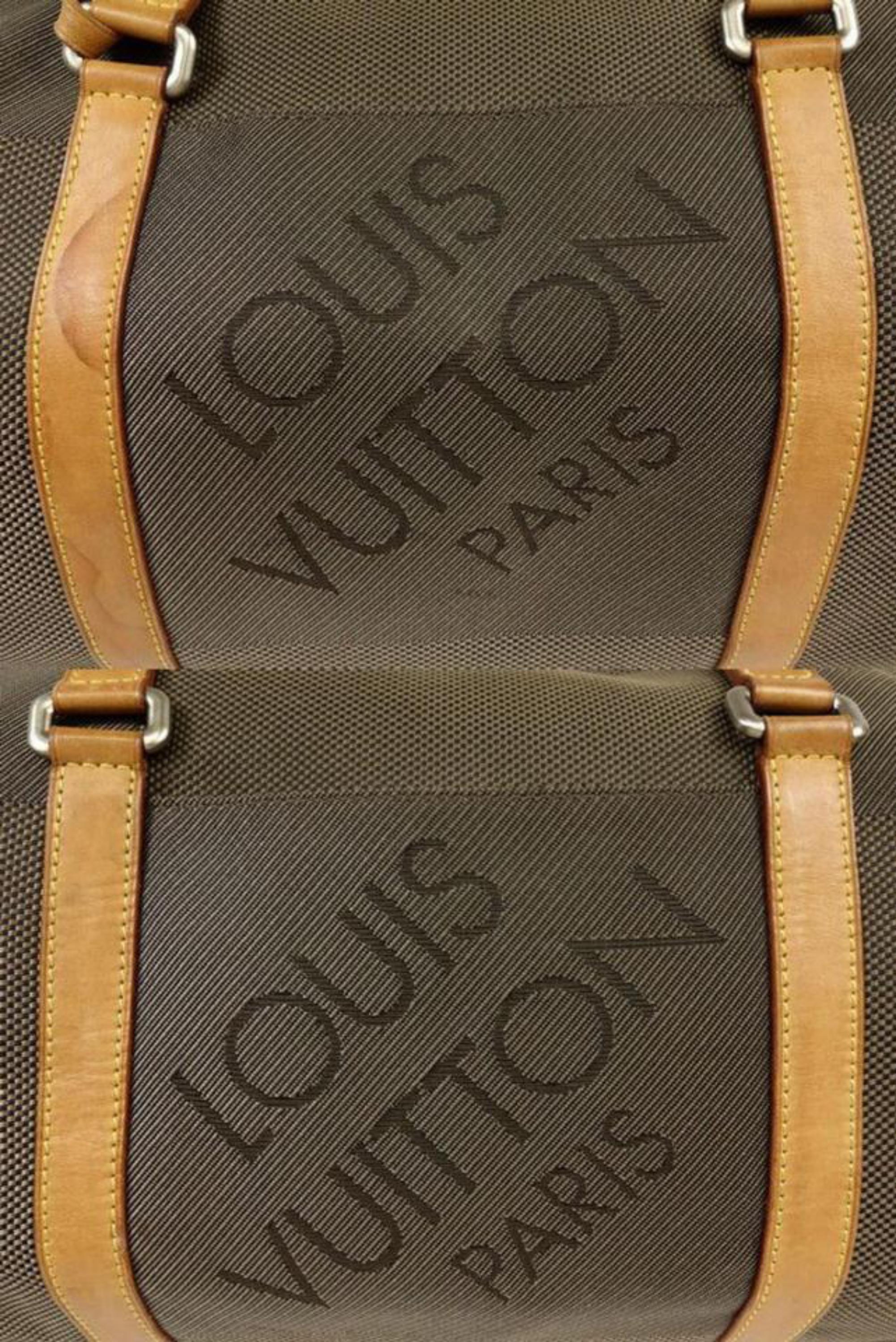 Louis Vuitton  Terre Damier Geant Attaquant Boston 232363 Weekend/Travel Bag For Sale 7