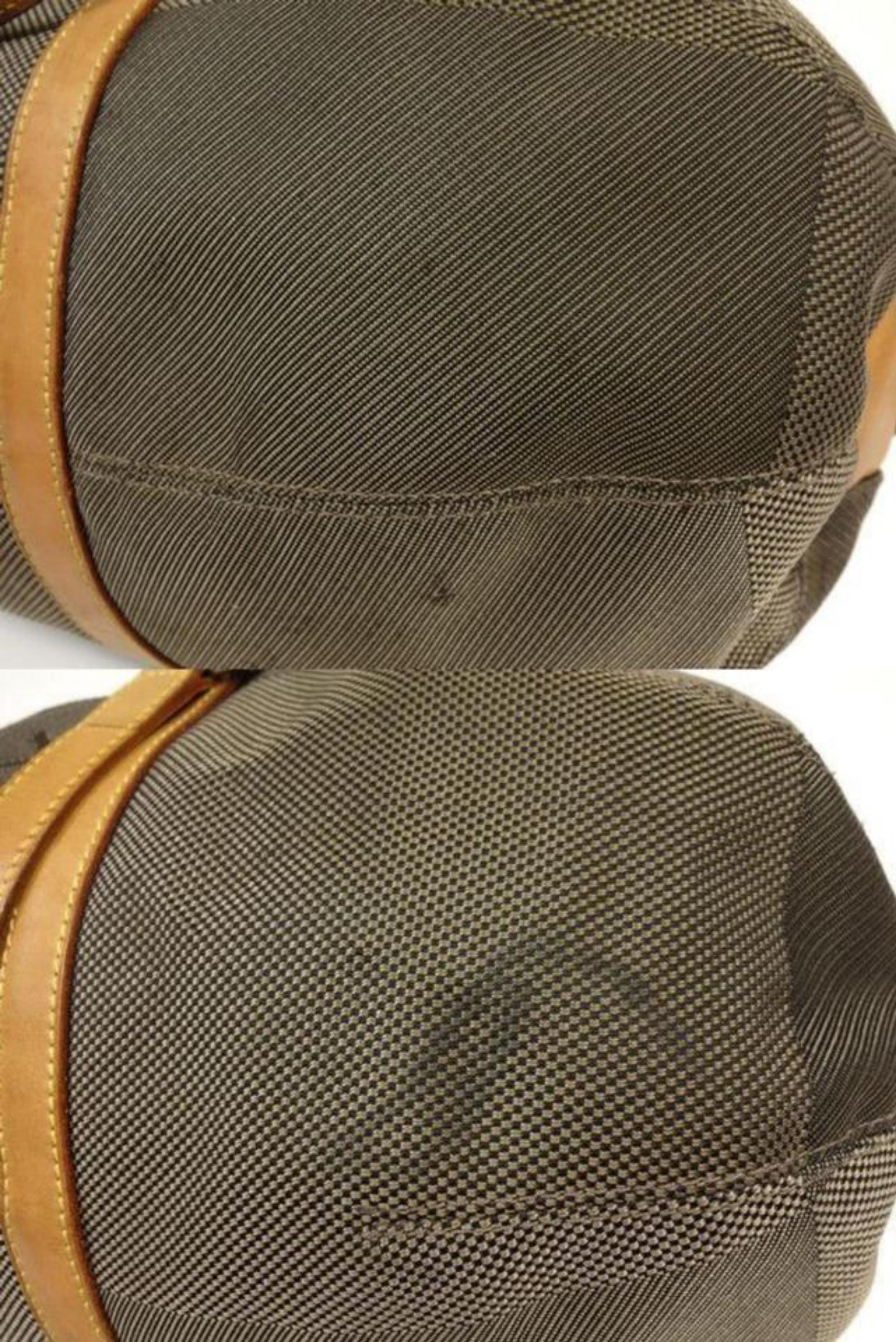 Louis Vuitton  Terre Damier Geant Attaquant Boston 232363 Weekend/Travel Bag For Sale 4