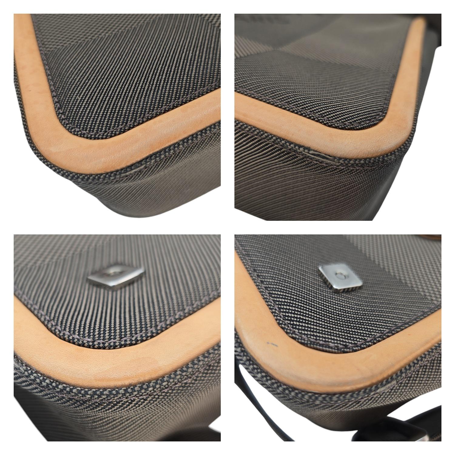 Louis Vuitton Terre Damier Geant Messenger Bag For Sale 6