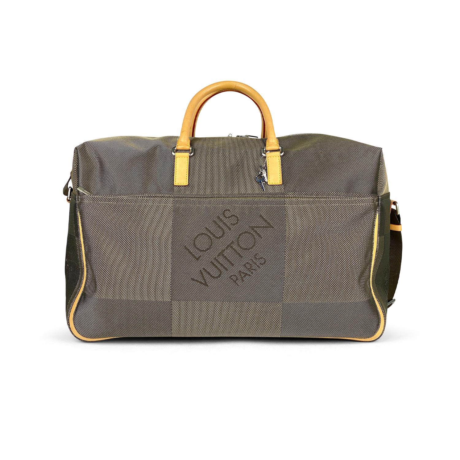 Black Louis Vuitton Terre Damier Souverain Duffle Bag