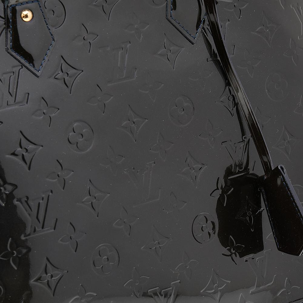 Louis Vuitton Terre D’Ombre Monogram Vernis Alma GM Bag 4