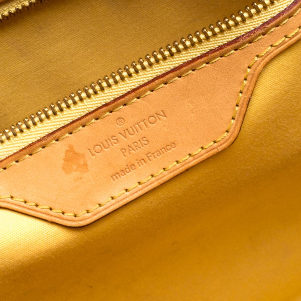 Louis Vuitton Terre D’Ombre Monogram Vernis Brea MM Bag 1