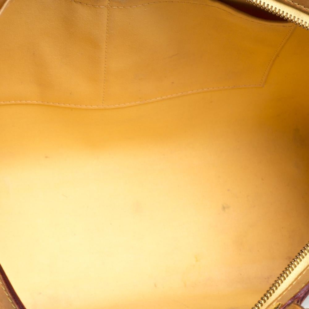 Louis Vuitton Terre D’Ombre Monogram Vernis Brea MM Bag 3