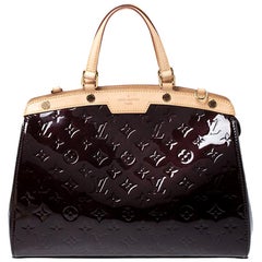 Louis Vuitton Terre D’Ombre Monogram Vernis Brea MM Bag For Sale at ...