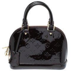 Louis Vuitton Terre D’Ombre Monogram Vernis Leather Alma BB Bag