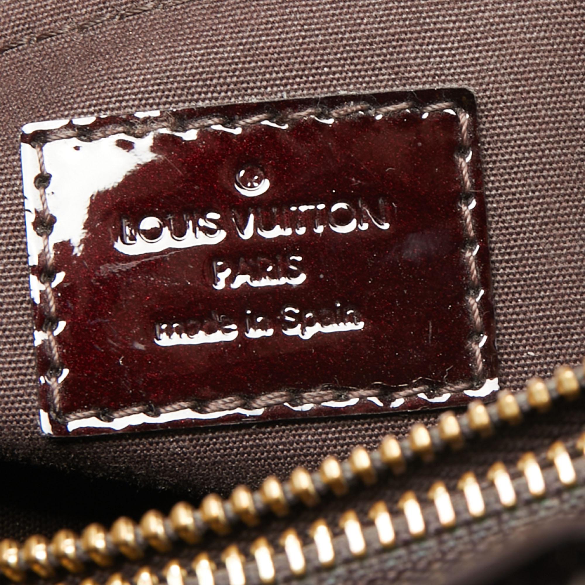 Louis Vuitton Terre D’Ombre Monogram Vernis Montaigne BB Bag 2