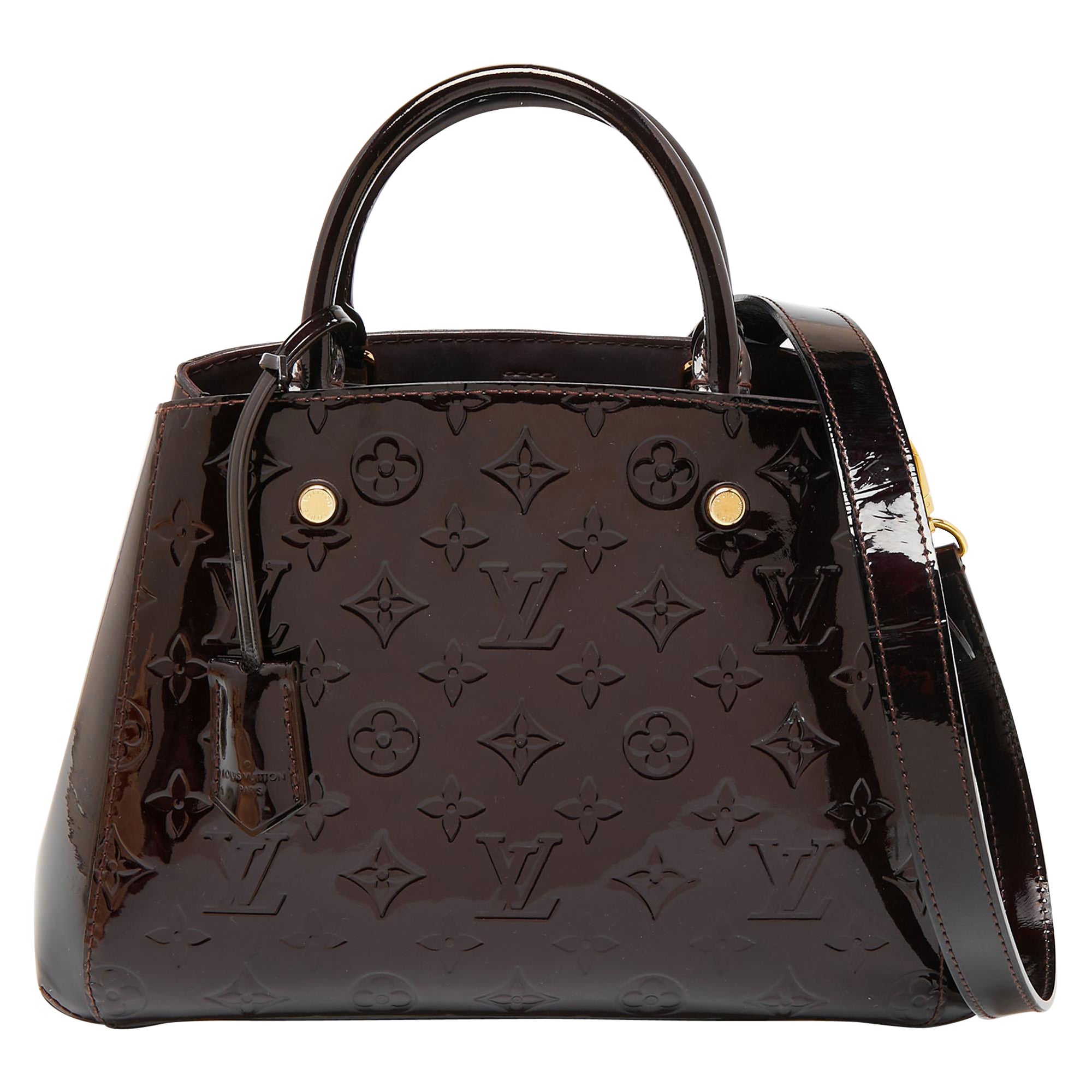 Louis Vuitton Terre D’Ombre Monogram Vernis Montaigne BB Bag