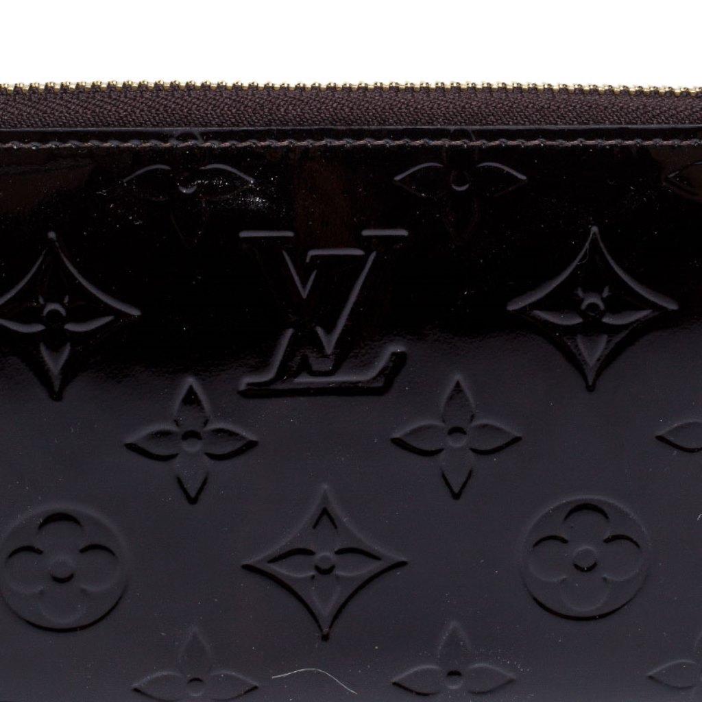 Louis Vuitton Terre D’Ombre Monogram Vernis Zippy Wallet 3