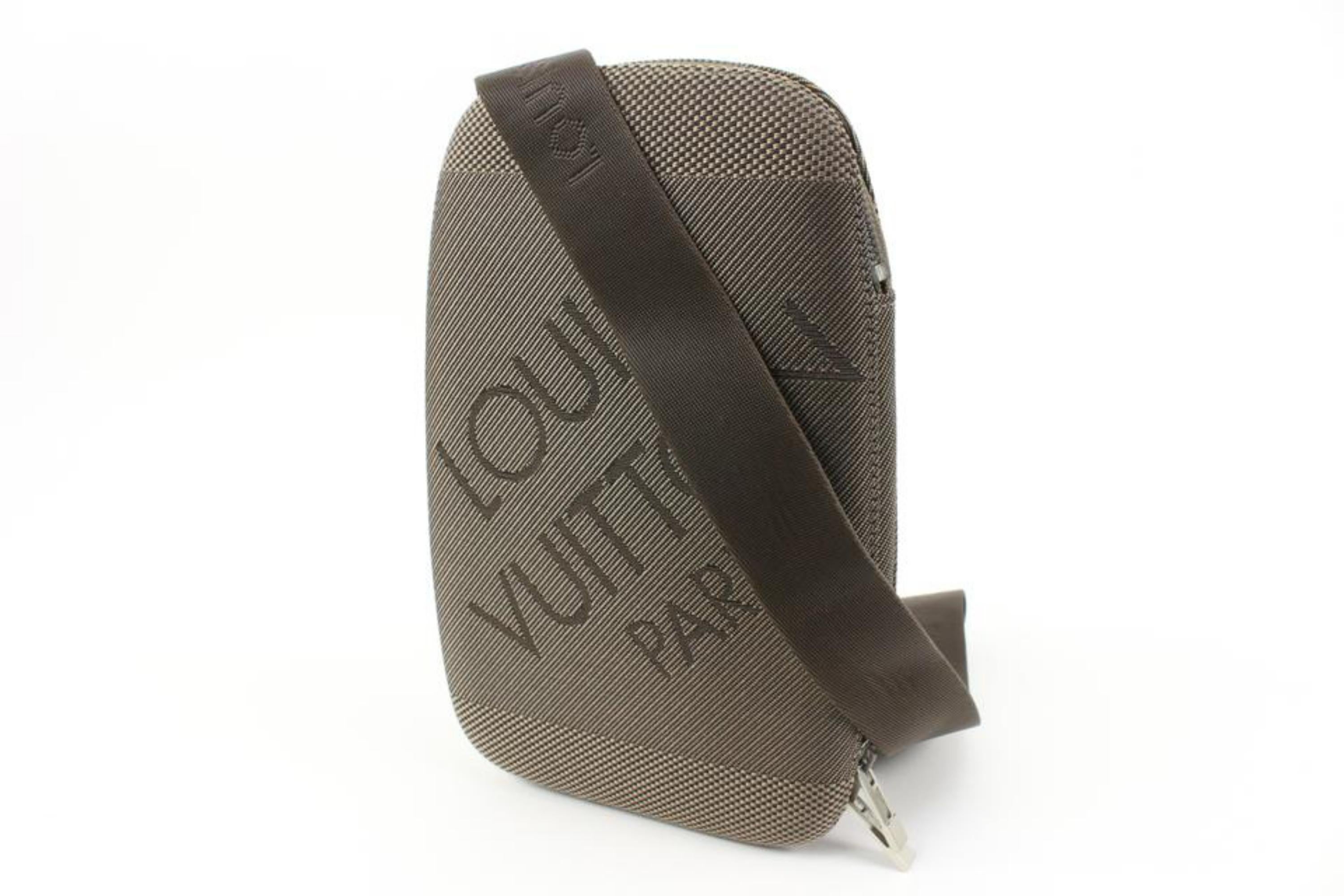Louis Vuitton Terre Khaki Brown Damier Geant Bum Bag Waist Chest Body Bag 6lk310 5
