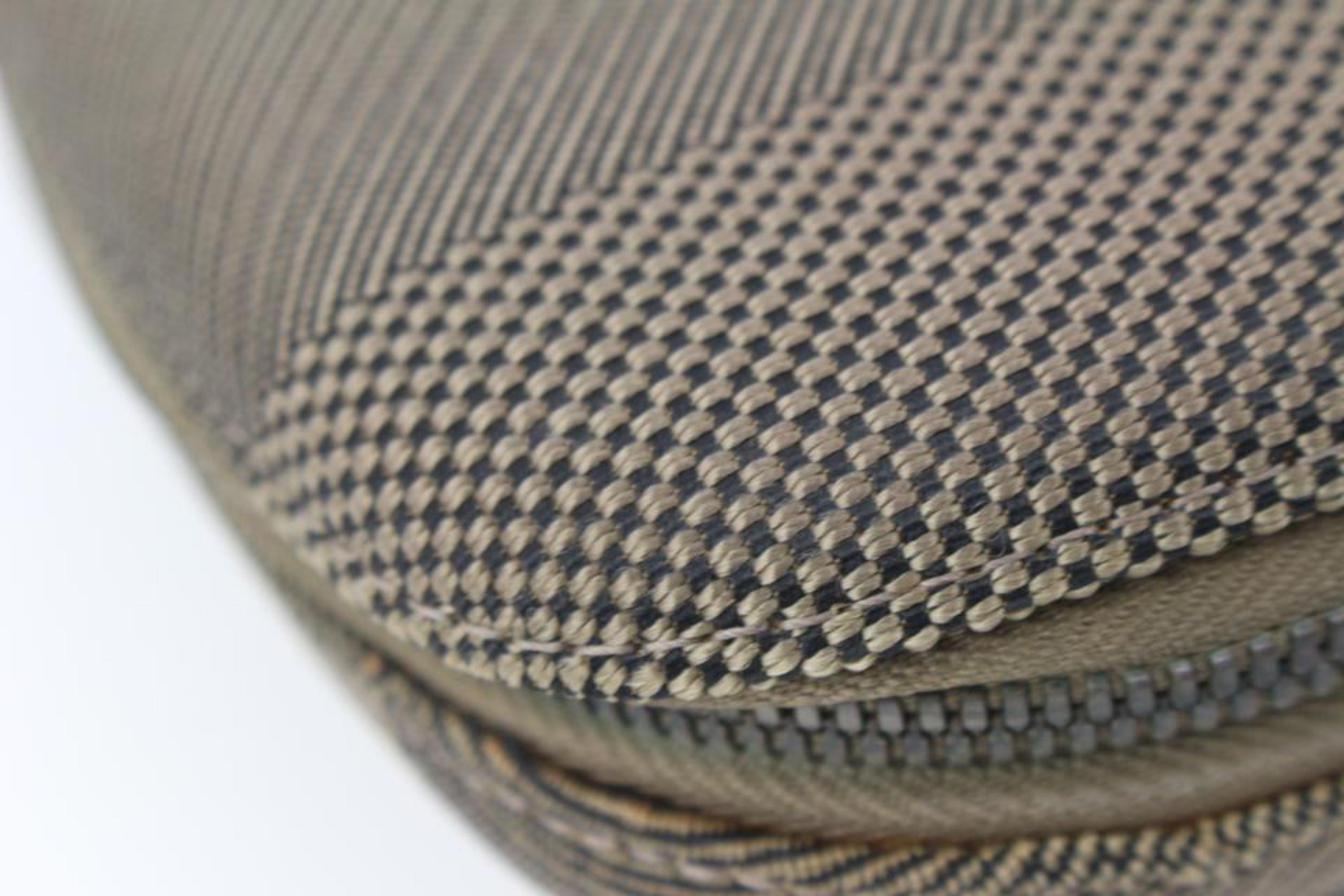 Beige Louis Vuitton Terre Khaki Brown Damier Geant Bum Bag Waist Chest Body Bag 6lk310