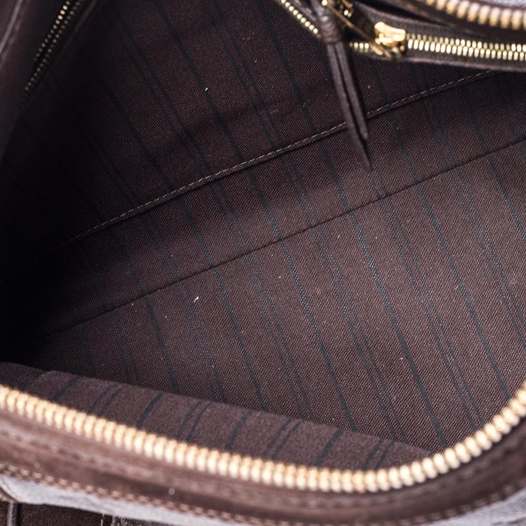 LOUIS VUITTON Audacieuse PM Terre Empreinte Leather Shoulder Bag-US