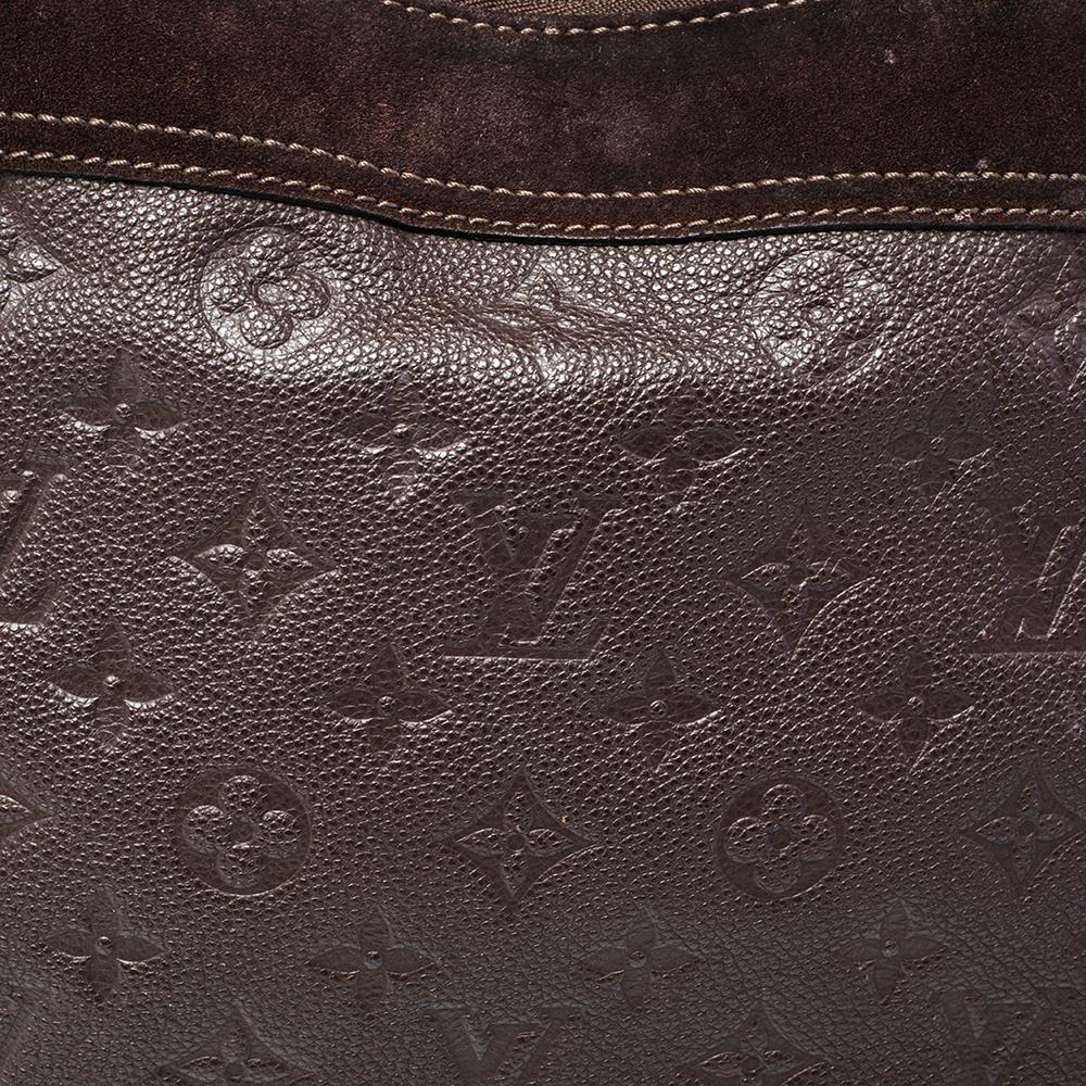 Women's Louis Vuitton Terre Monogram Empreinte Leather Audacieuse PM Bag