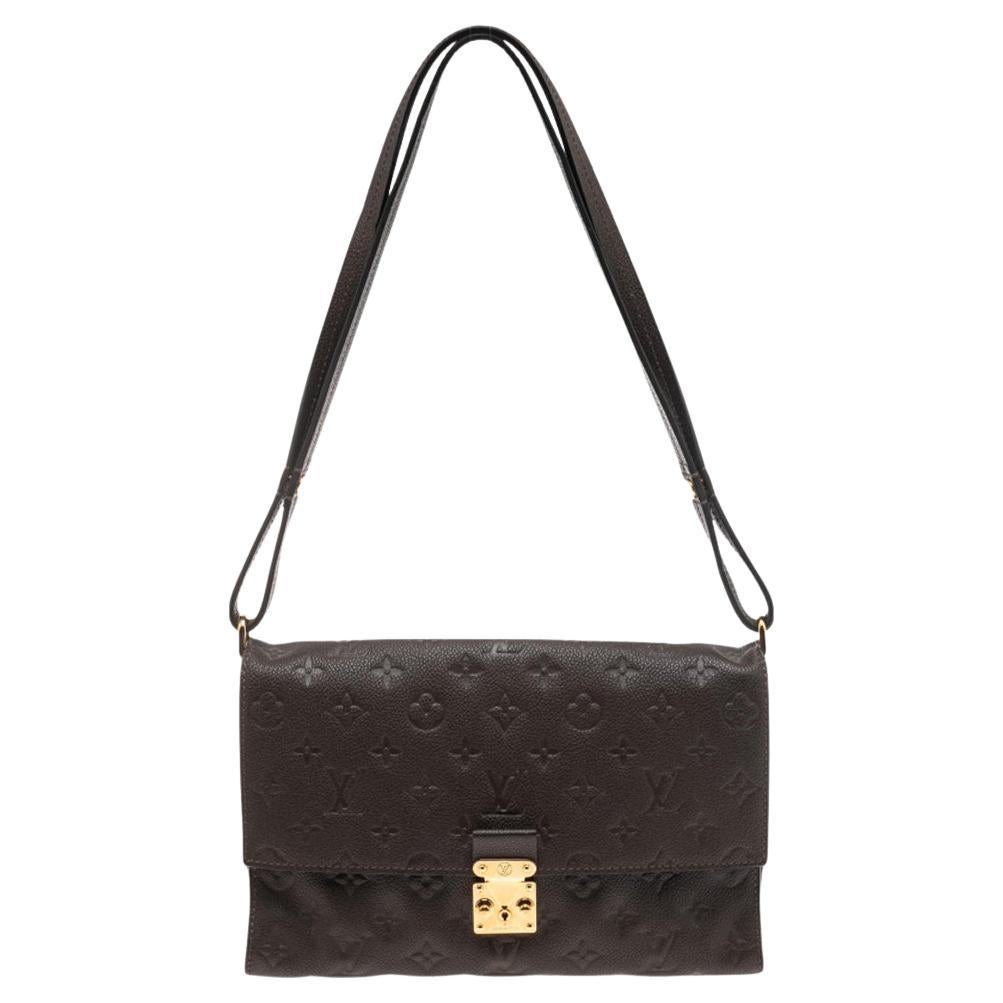 Louis Vuitton Terre Monogram Empreinte Leather Fascinante Shoulder Bag ...